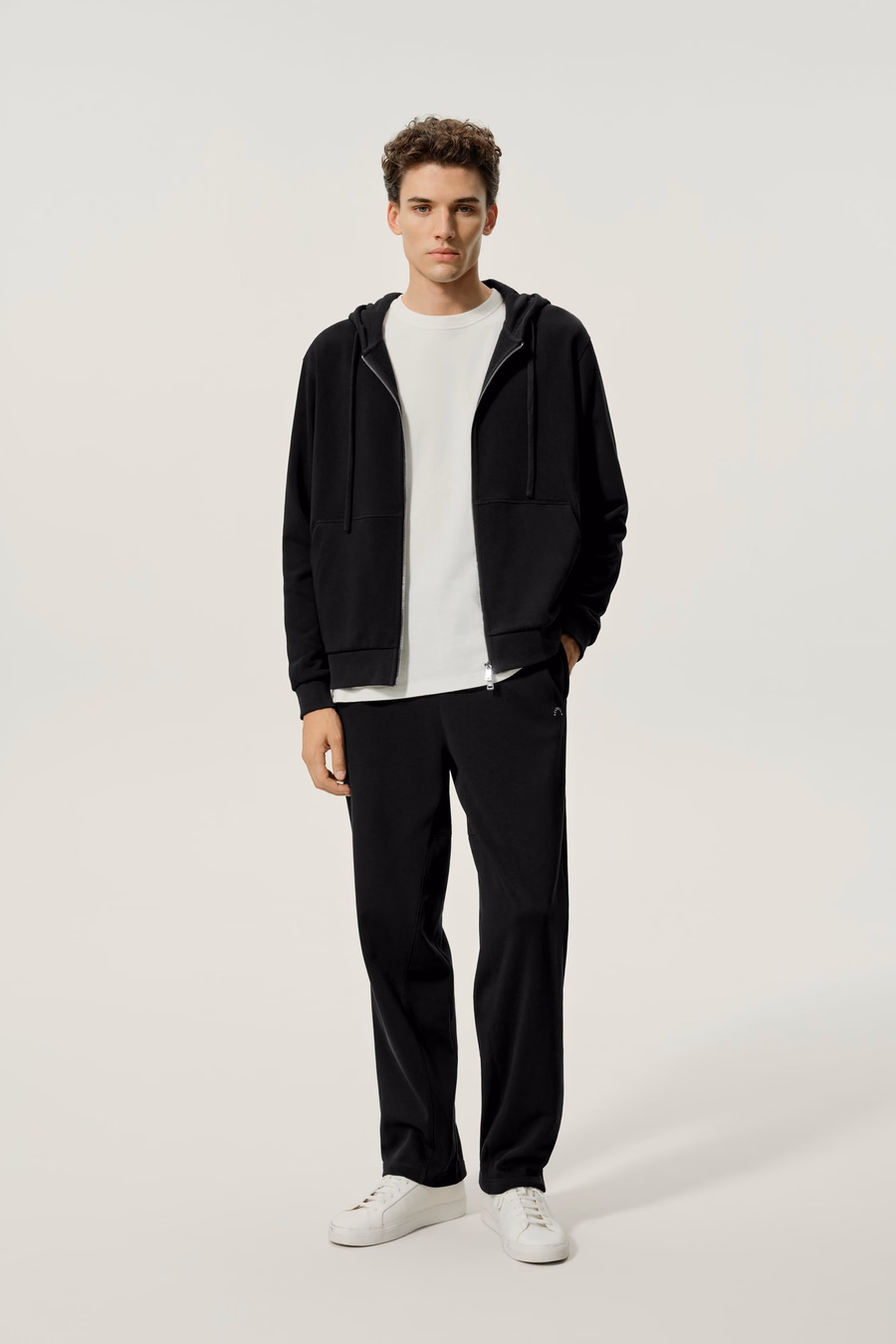 Silkerry Herren Zip-Up Kapuzenpullover