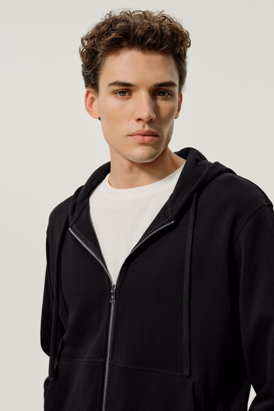 Silkerry Herren Zip-Up Kapuzenpullover