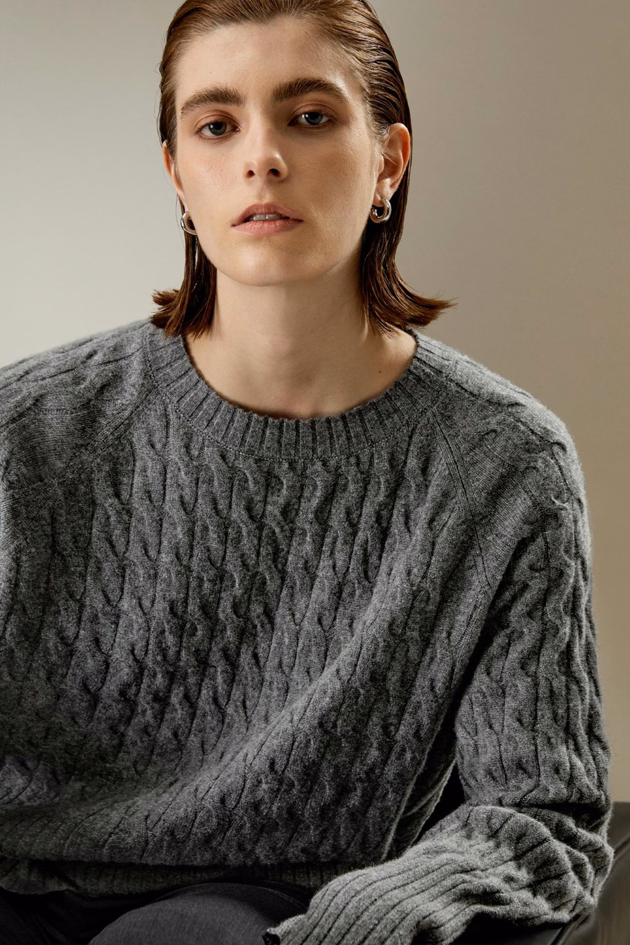 Baby Cashmere Cable-knit Sweater