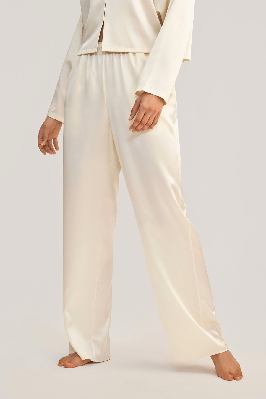 Jasmine Seiden-Pullover-Pyjama-Set