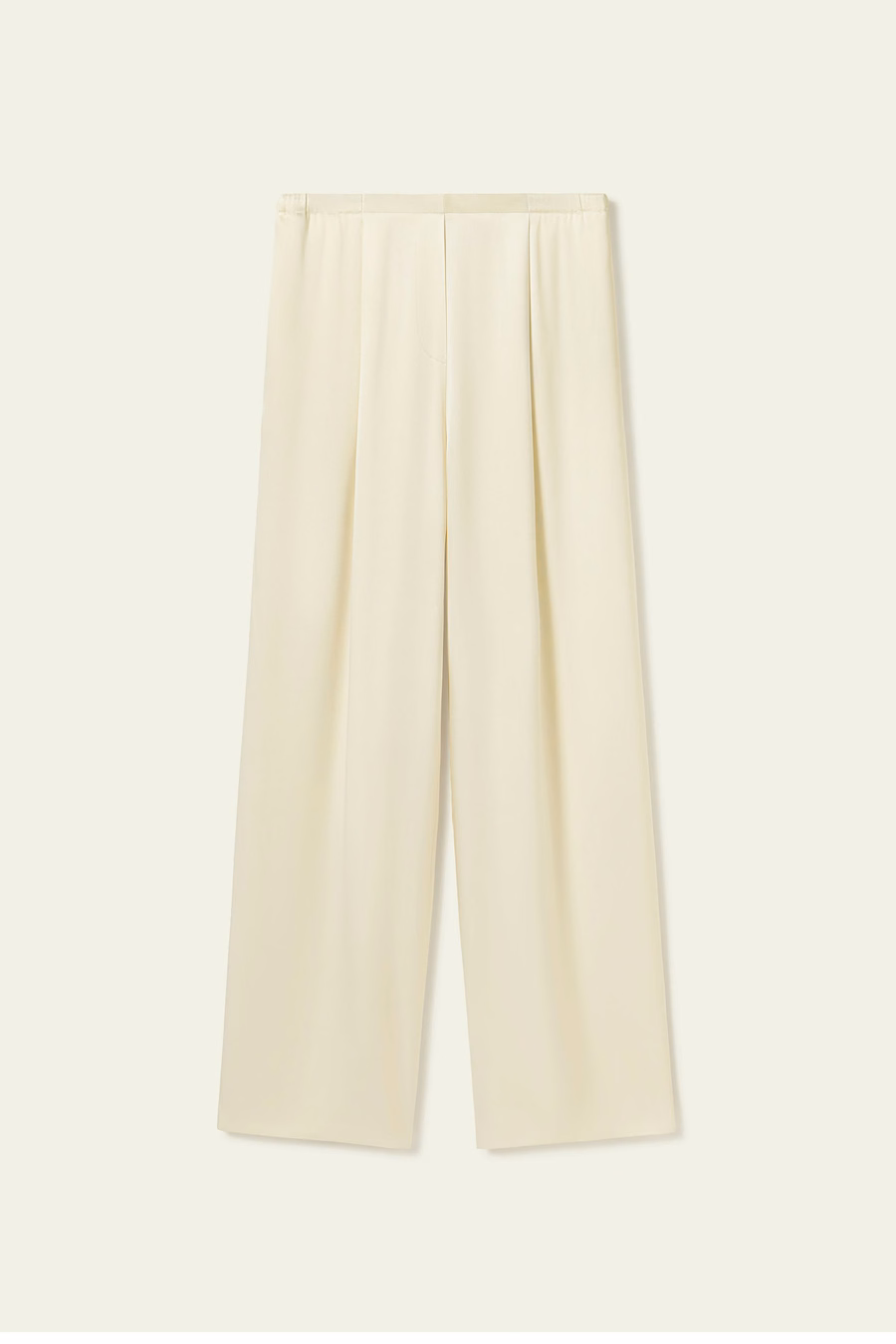 Double-Faced Silk Charmeuse Pants