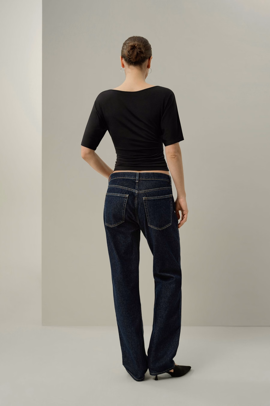 Seidenbreeze-Jersey Falt-Swing-Tee