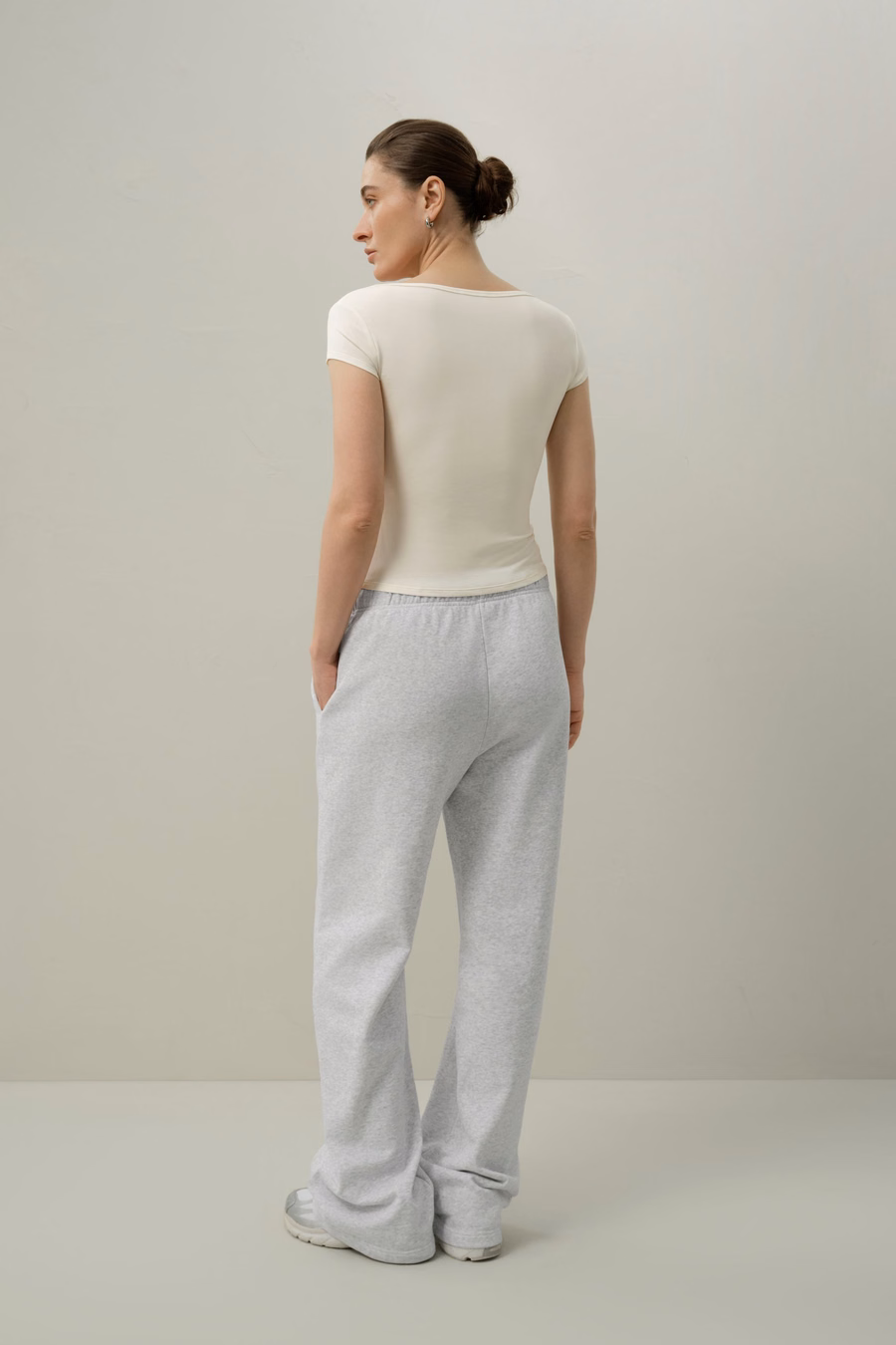 Seidenbreeze Jersey T-Shirt mit Rundhals