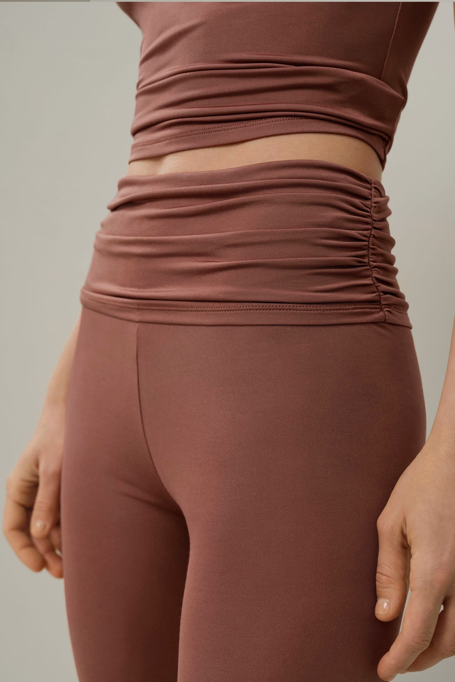 Seidenbreeze-Jersey-Fließende Flare-Hose