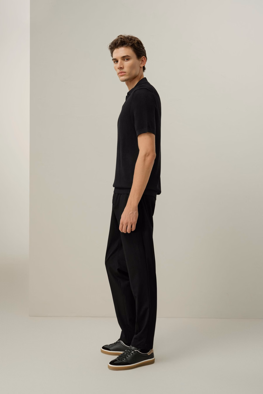 Silk-Cotton Regular-Fit Knit Polo