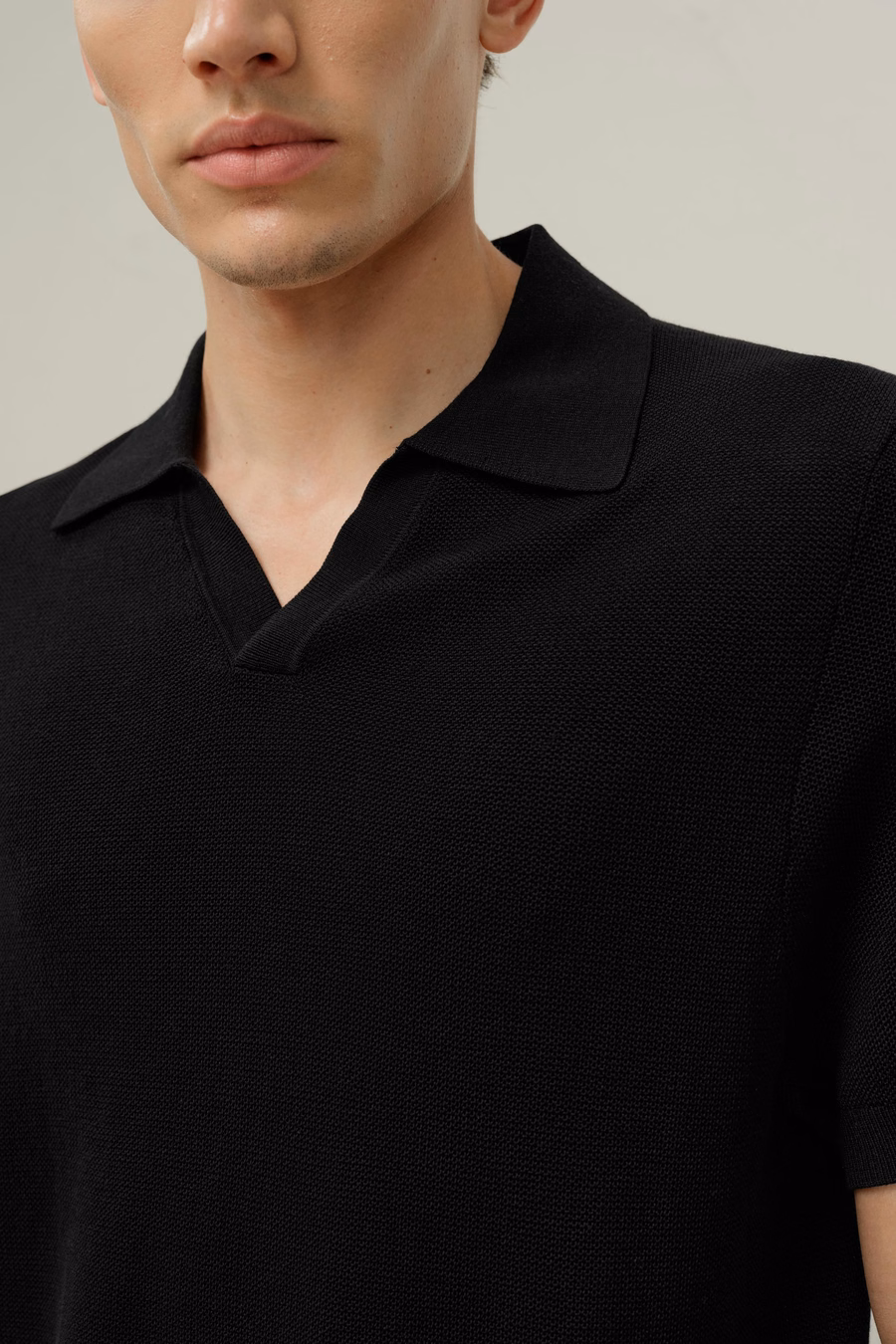 Silk-Cotton Regular-Fit Knit Polo