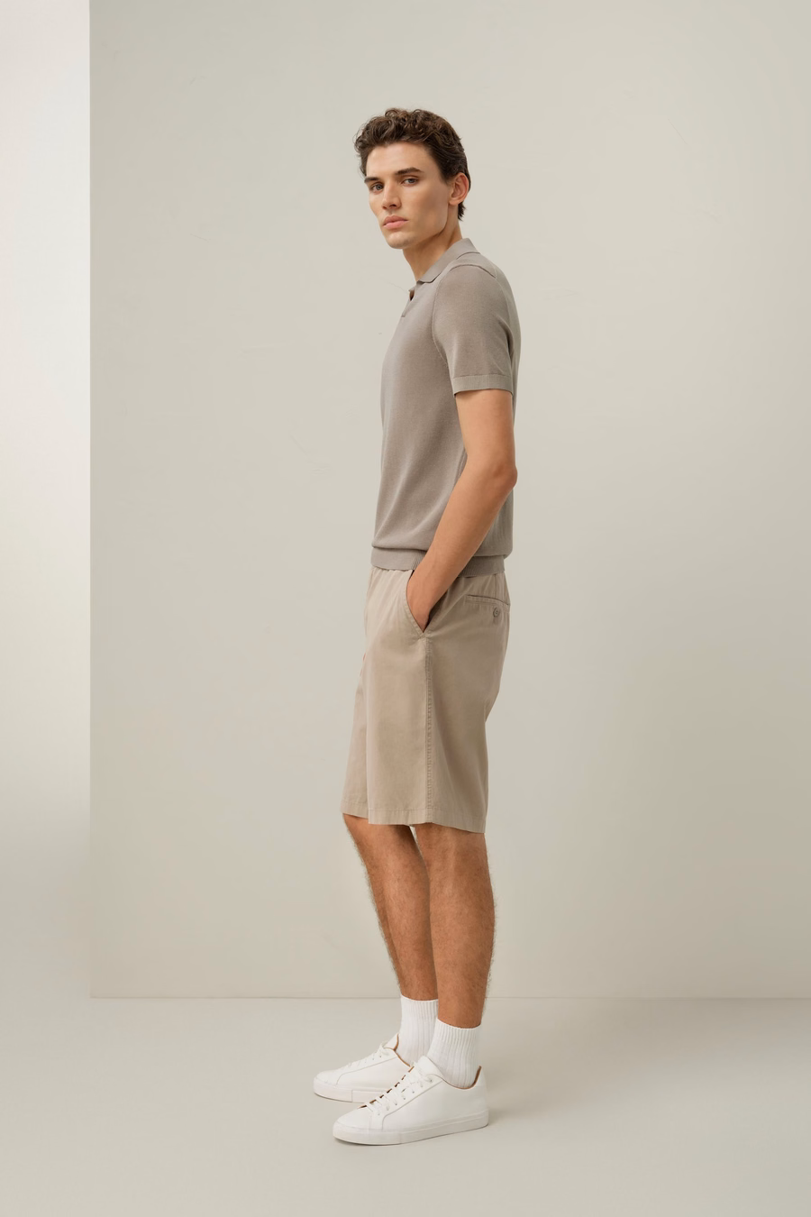 Silk-Cotton Regular-Fit Knit Polo