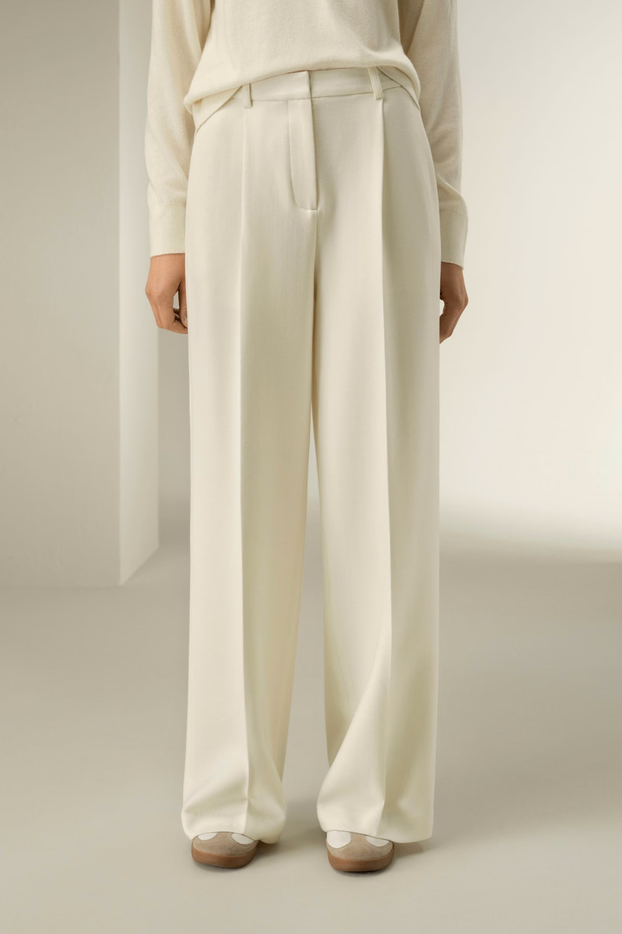 Seiden-Woll-Tweed-Hose