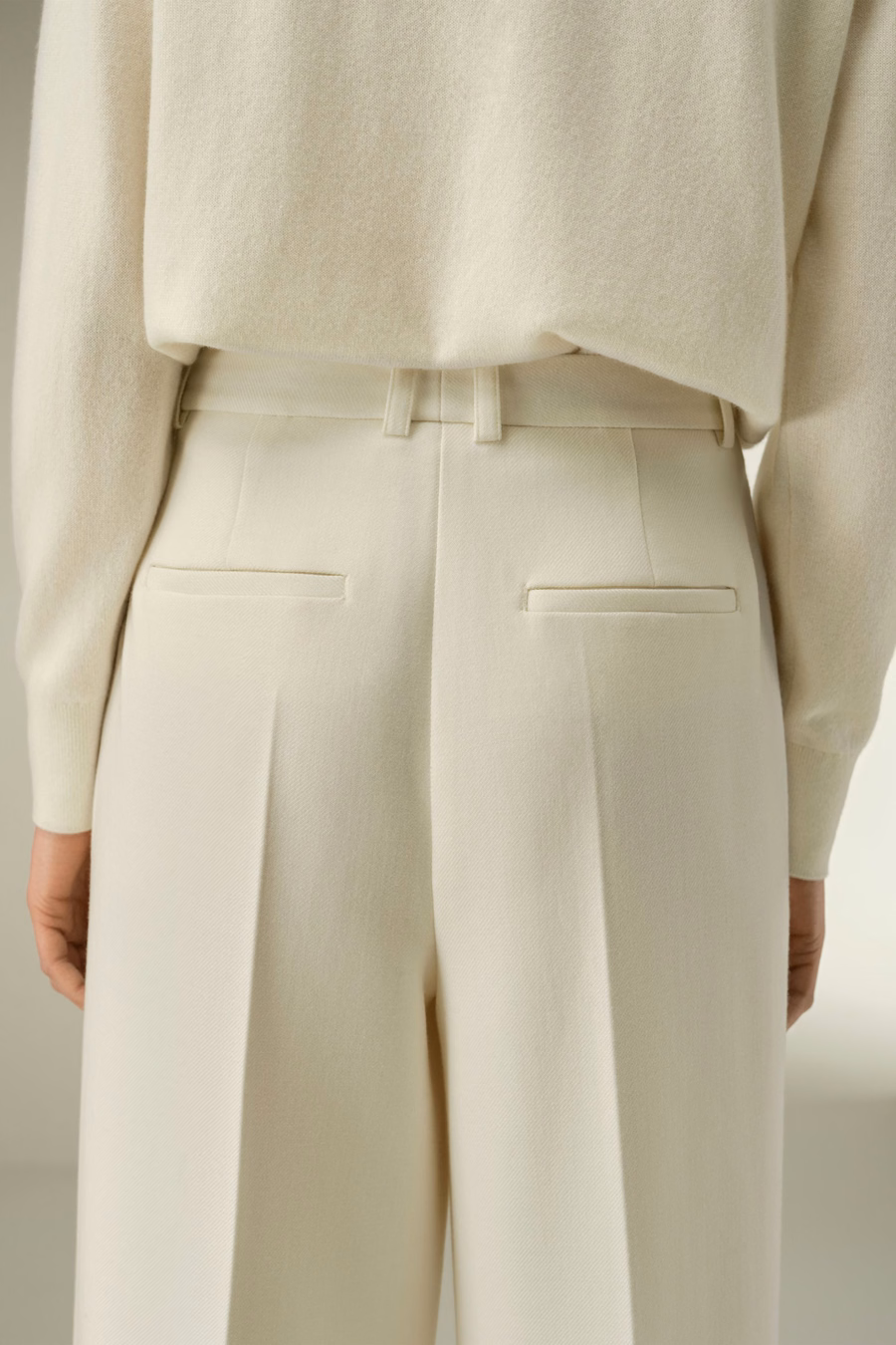 Seiden-Woll-Tweed-Hose
