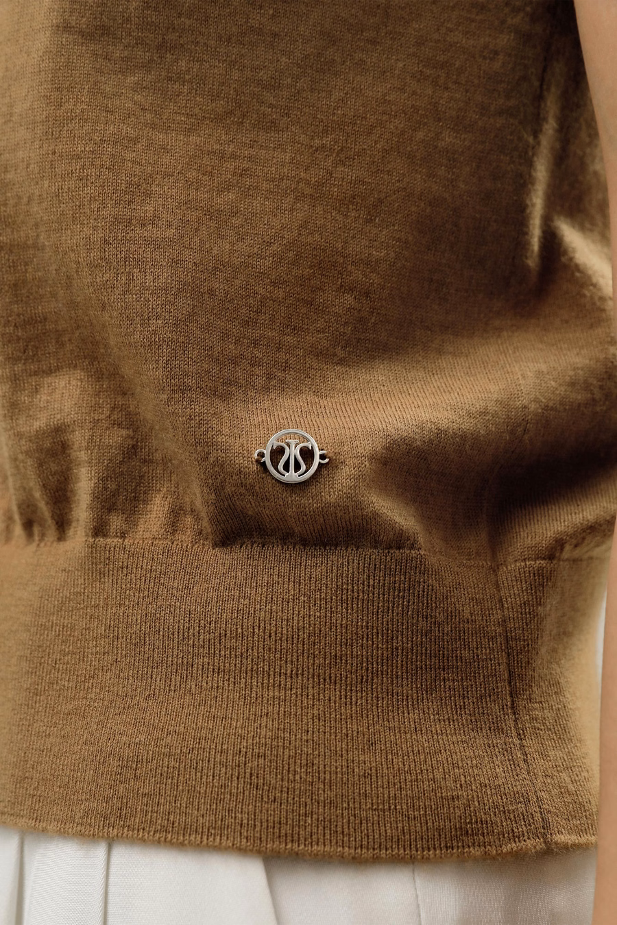 Kaschmir Rundhalsausschnitt Pullover