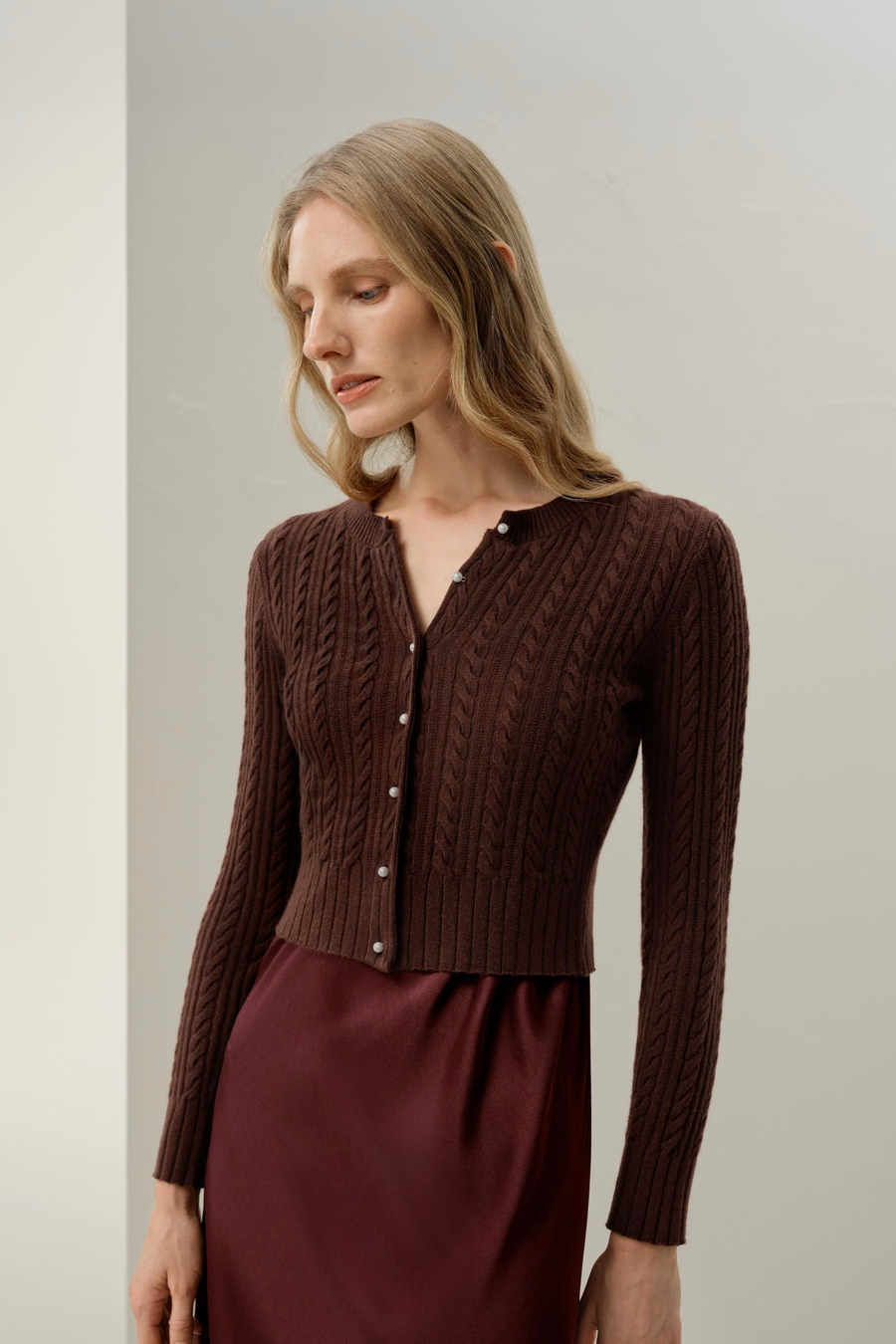 LILYSILK X LYDIA MILLEN Der Hawthorn Cardigan