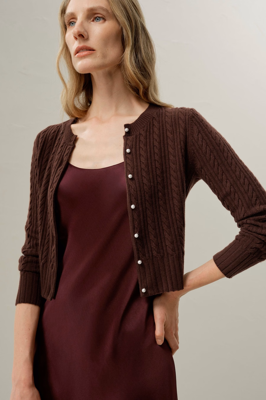 LILYSILK X LYDIA MILLEN Der Hawthorn Cardigan