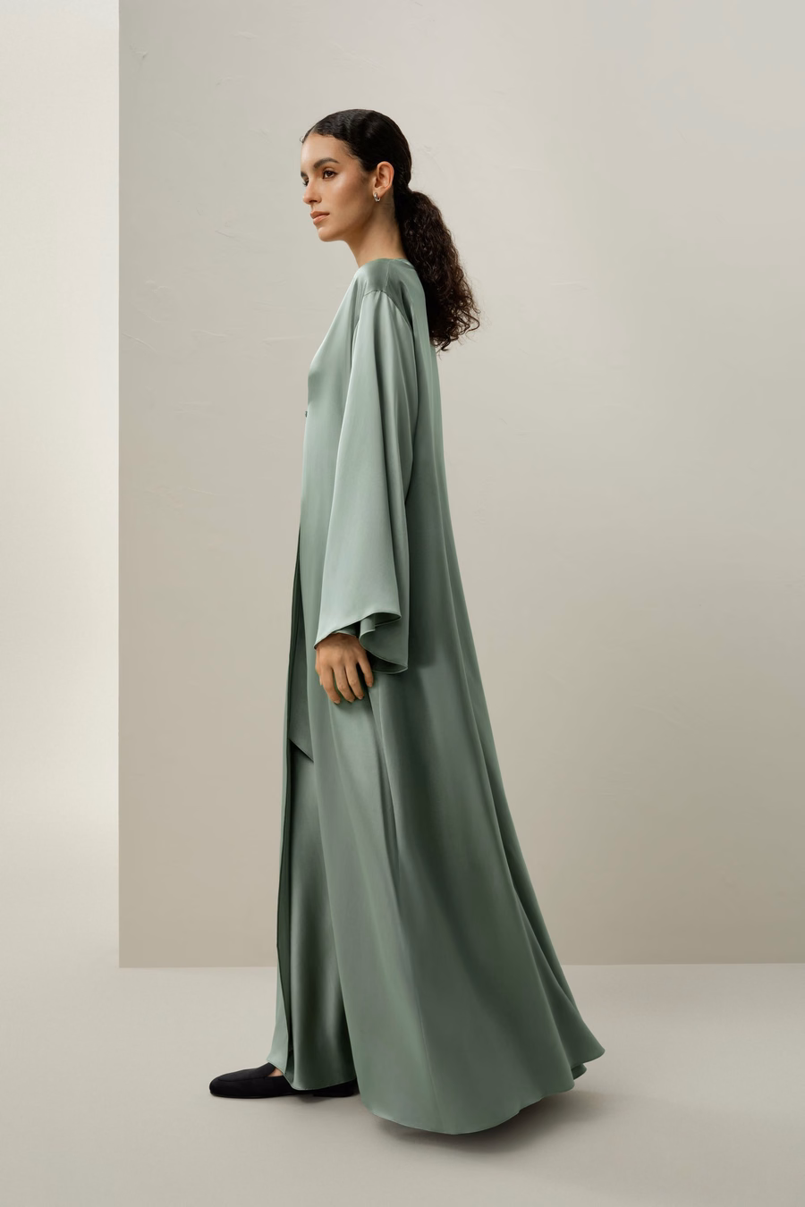 Seiden-Chambray Abaya