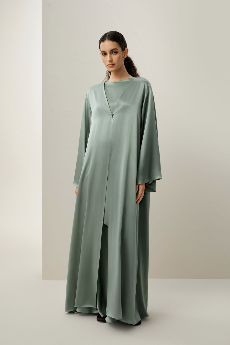 Seiden-Chambray Abaya