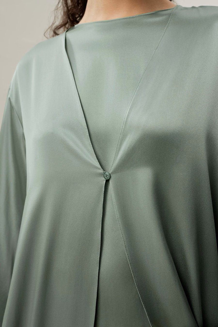 Seiden-Chambray Abaya