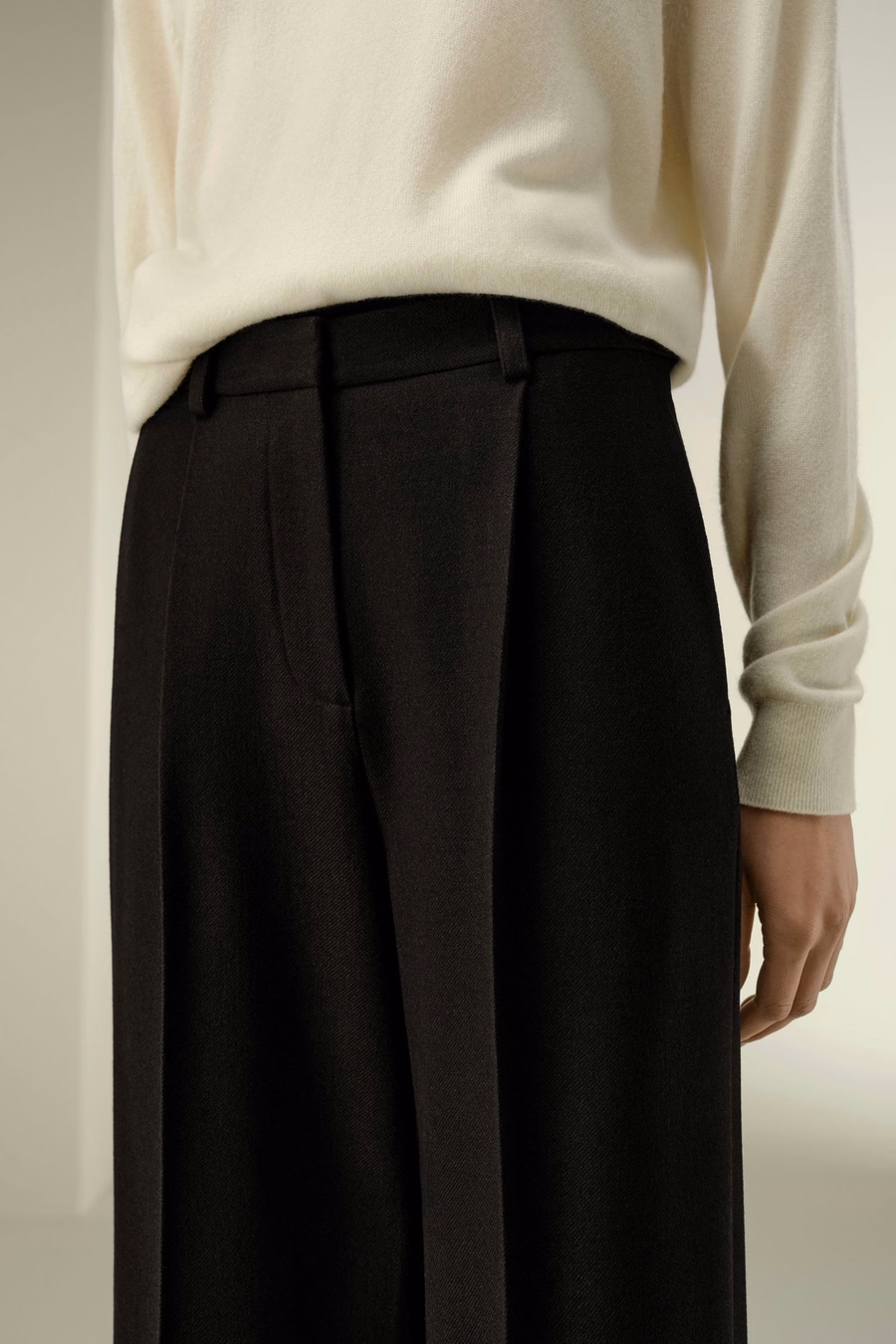Seiden-Woll-Tweed-Hose