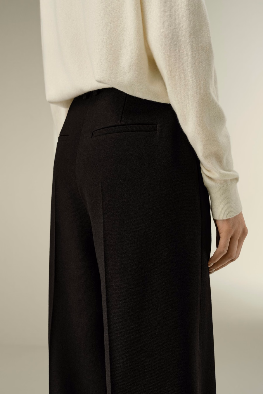 Seiden-Woll-Tweed-Hose