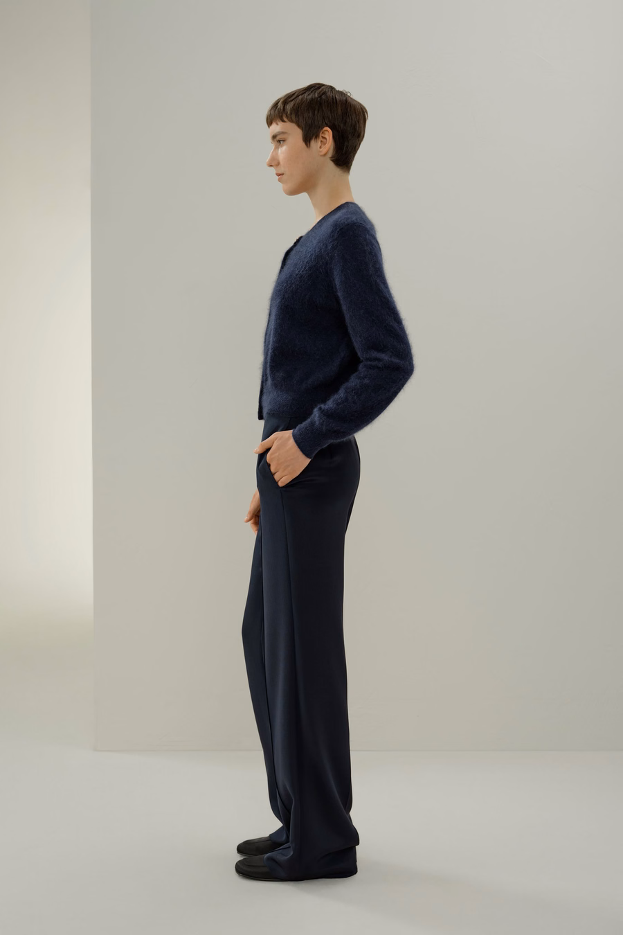 Ultra-Soft Brushed Cashmere Cardigan