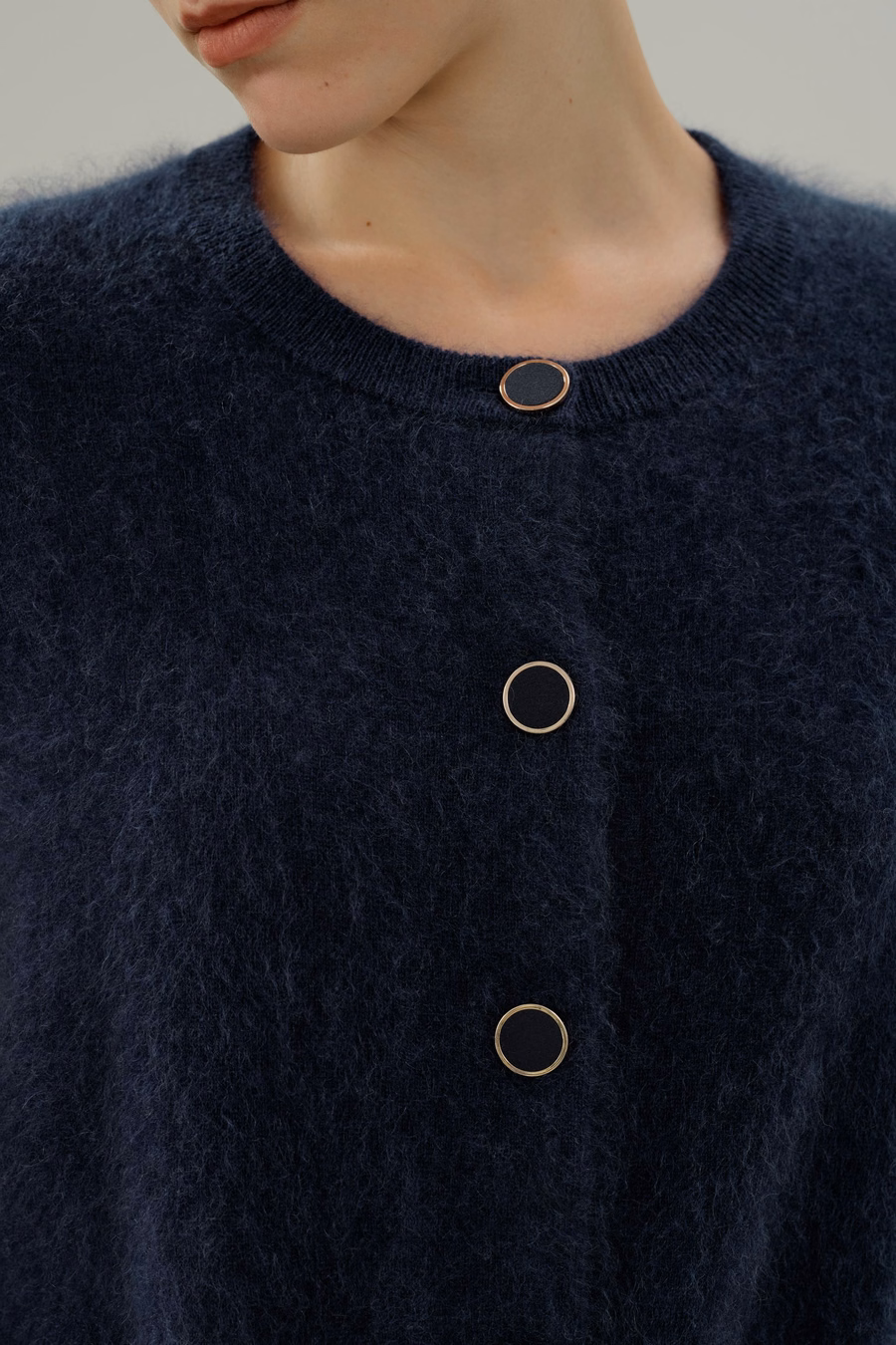 Ultra-Soft Brushed Cashmere Cardigan