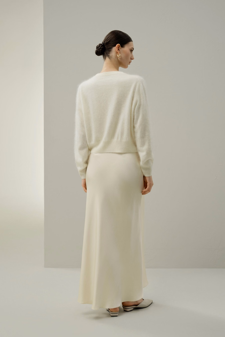 Ultra-Soft Brushed Cashmere Cardigan