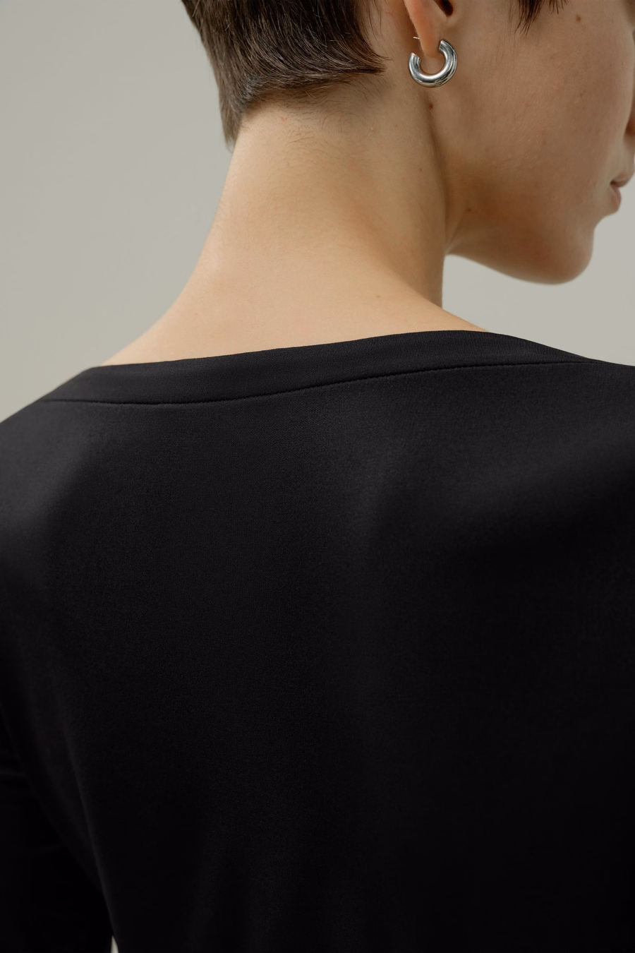 Seidenbreeze Jersey Stretch Bootneck-Top
