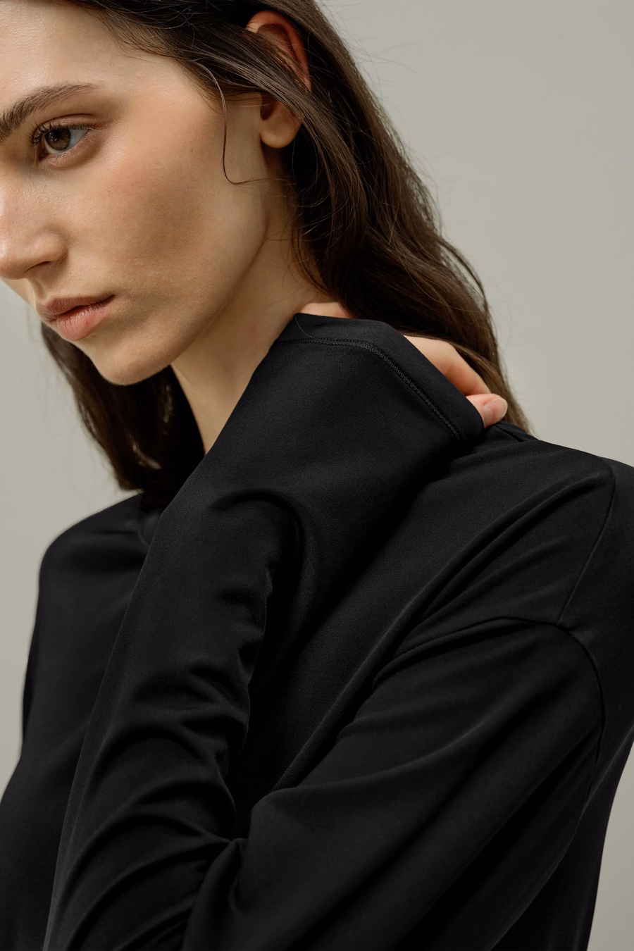 Seidenbreeze Jersey Entspanntes Lounge-Top