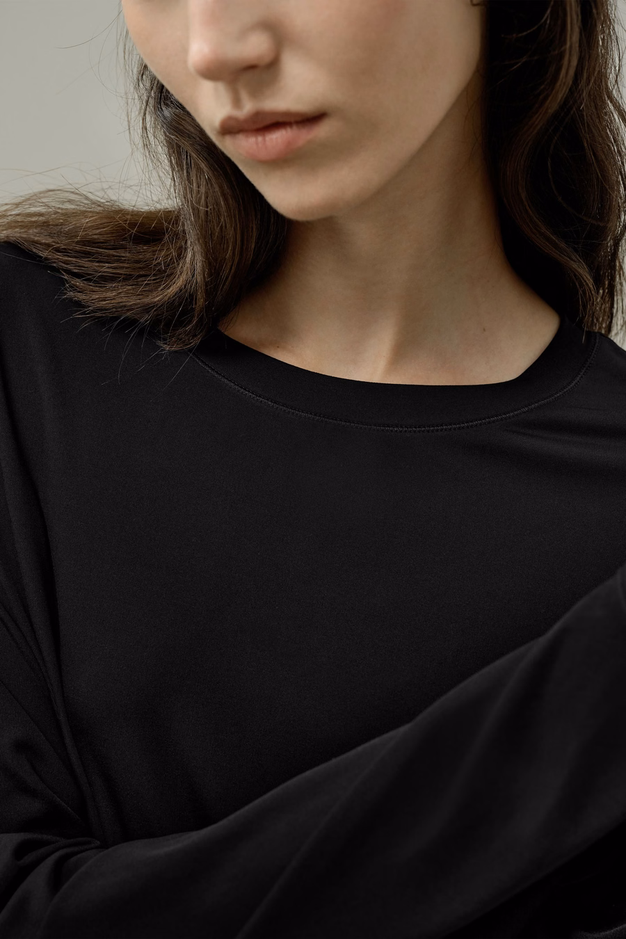 Seidenbreeze Jersey Entspanntes Lounge-Top