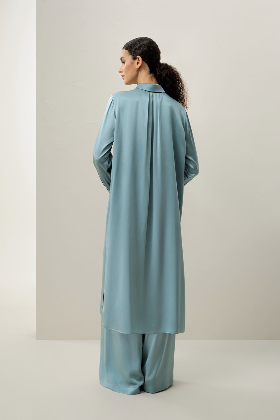 Seidencharmeuse Weite Hose