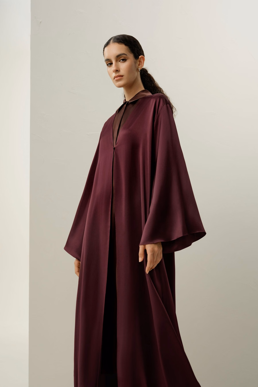 Seiden-Chambray Abaya