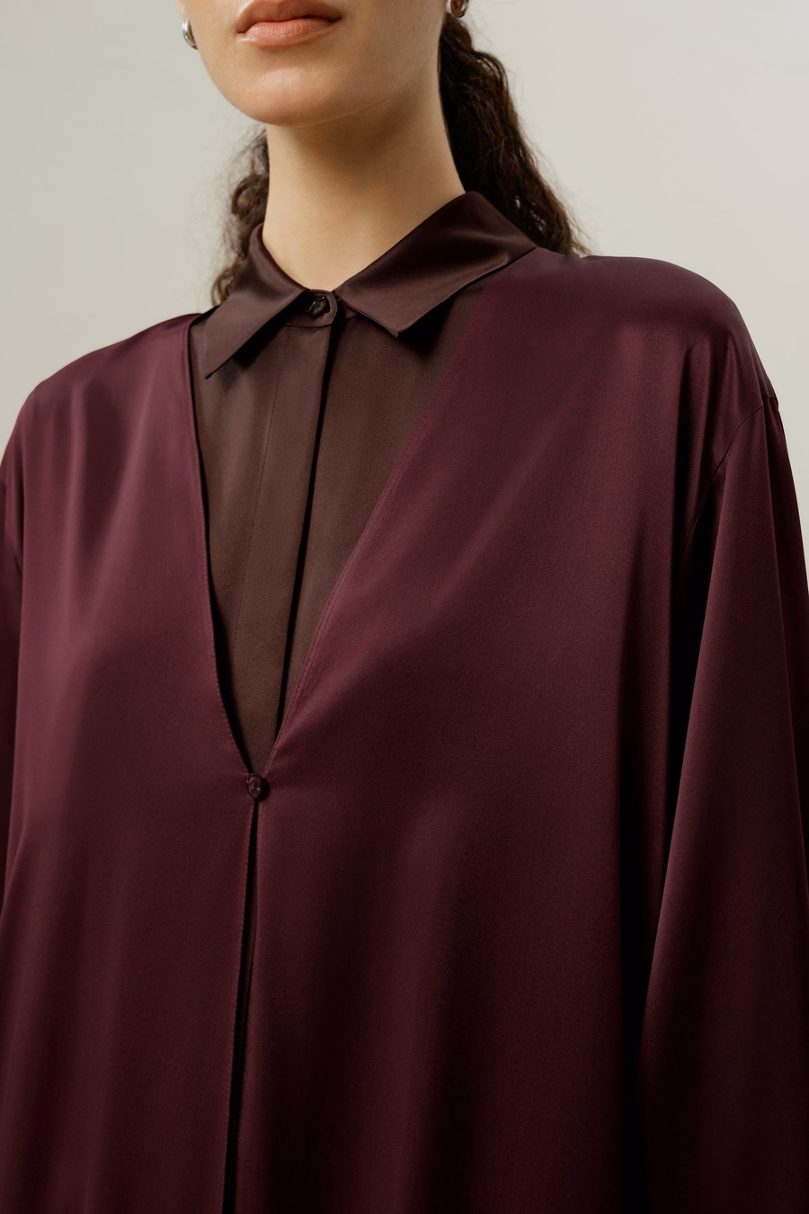 Seiden-Chambray Abaya