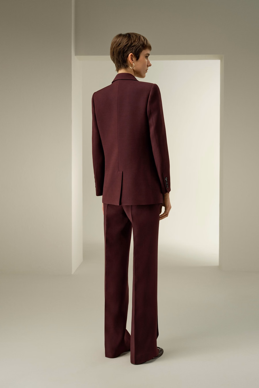 Doppelt breasted Revers Blazer