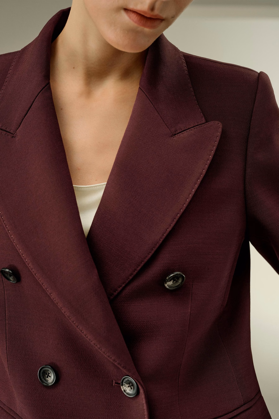 Doppelt breasted Revers Blazer