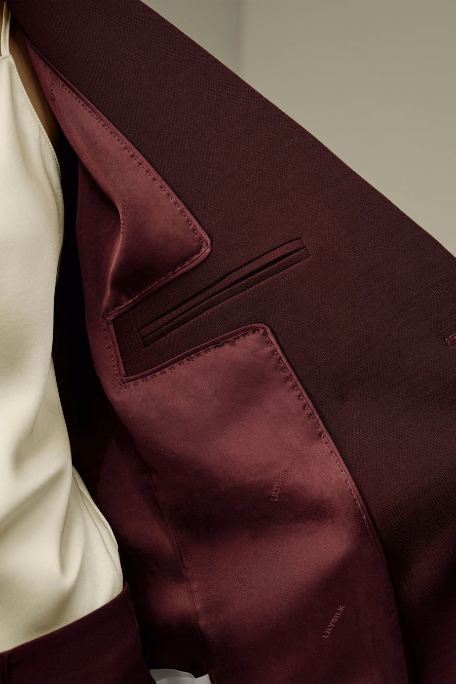 Doppelt breasted Revers Blazer