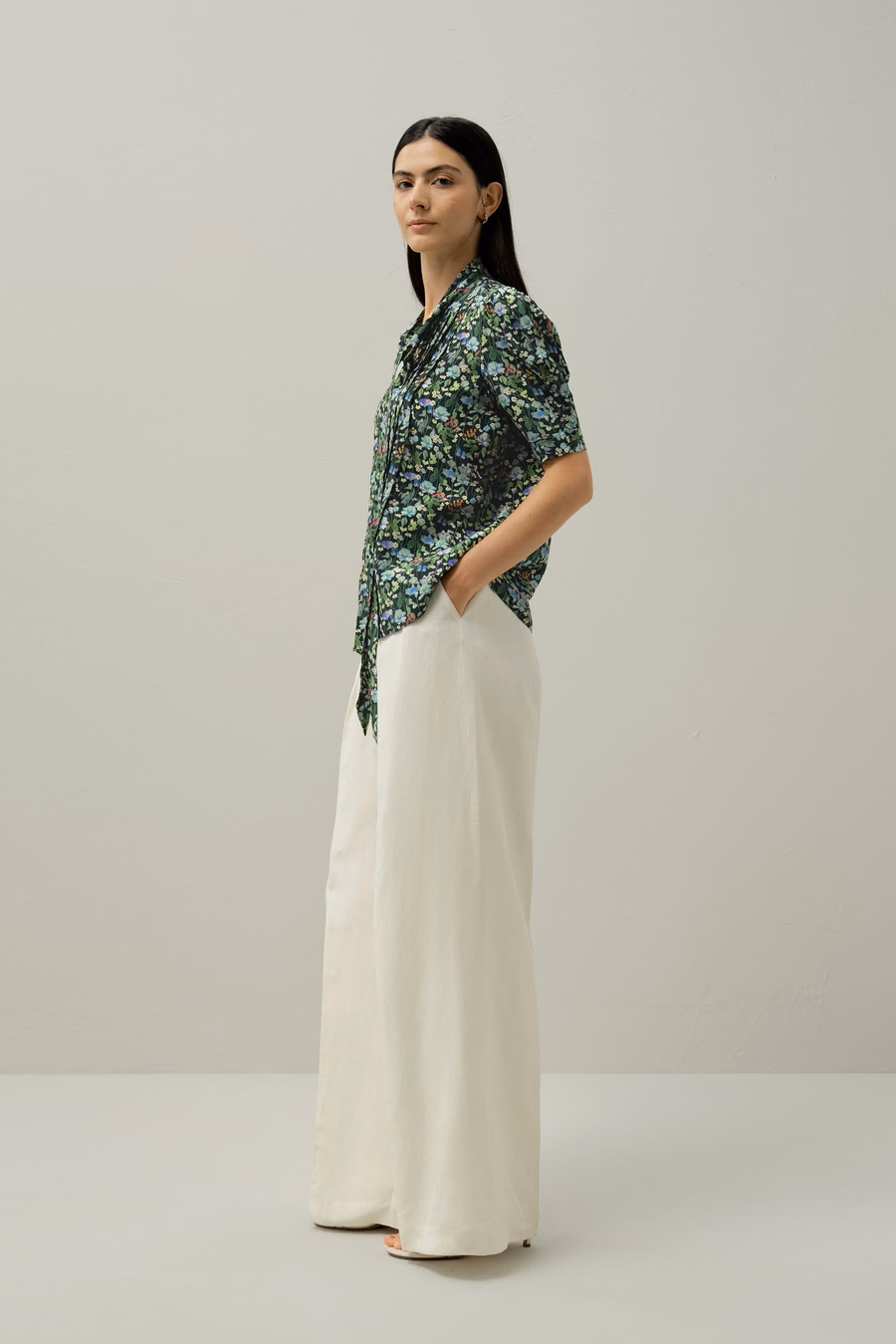 Puff-Ärmel Bluse - Hergestellt aus Liberty-Stoff