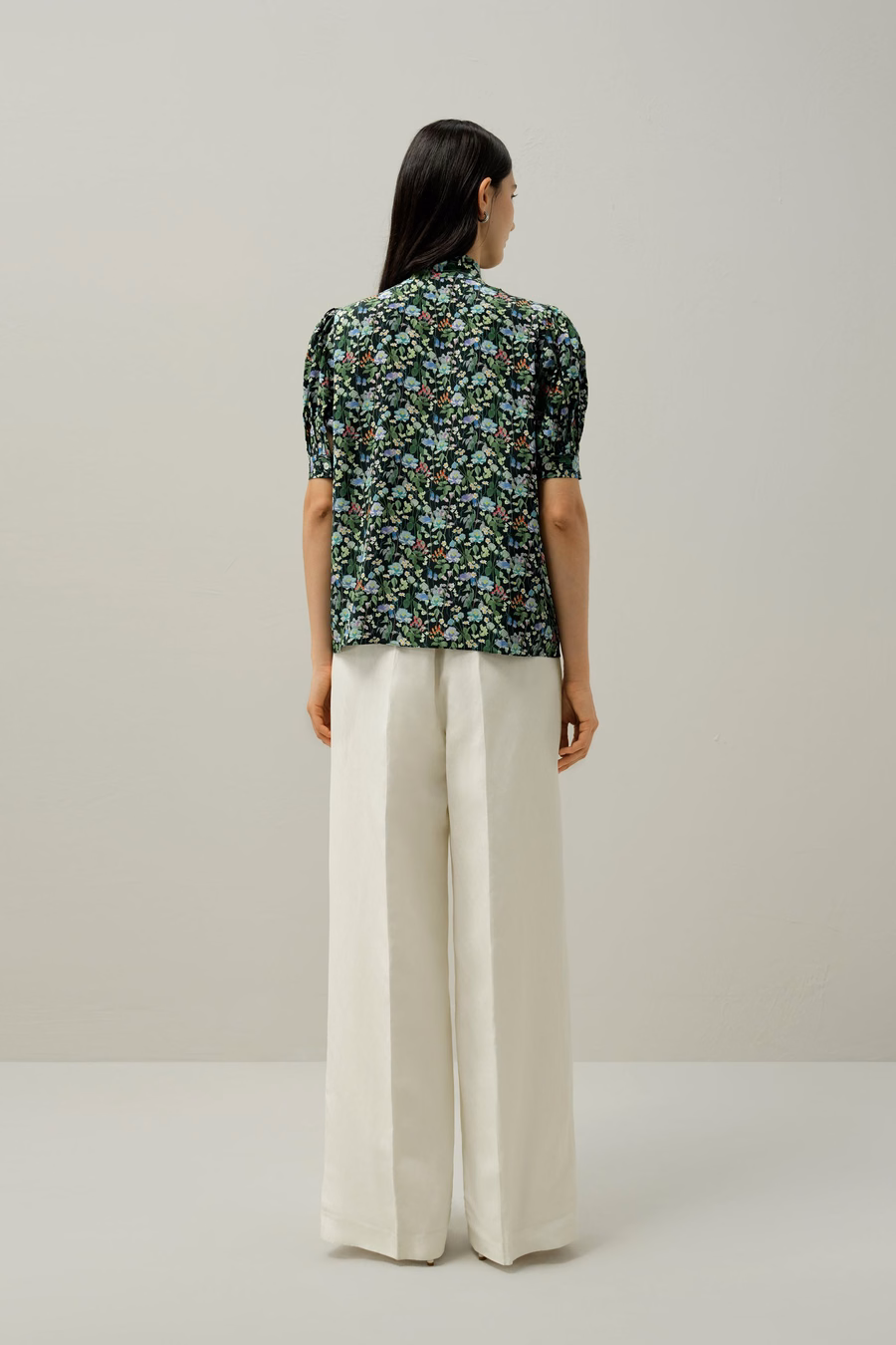 Puff-Ärmel Bluse - Hergestellt aus Liberty-Stoff