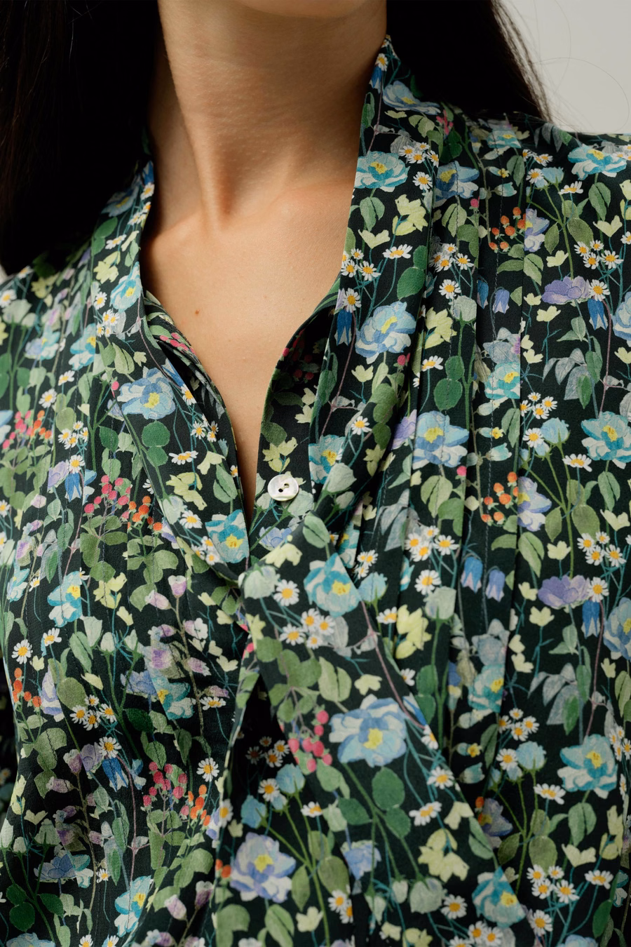 Puff-Ärmel Bluse - Hergestellt aus Liberty-Stoff