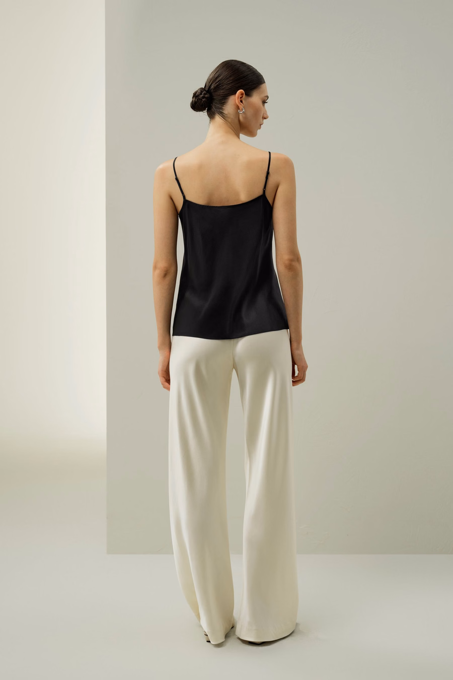 Spitzenbesetzte Seiden-Camisole