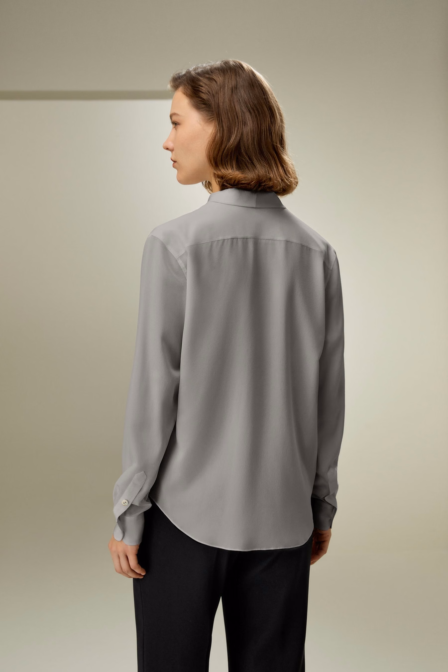 Seiden-Fliege-Bluse