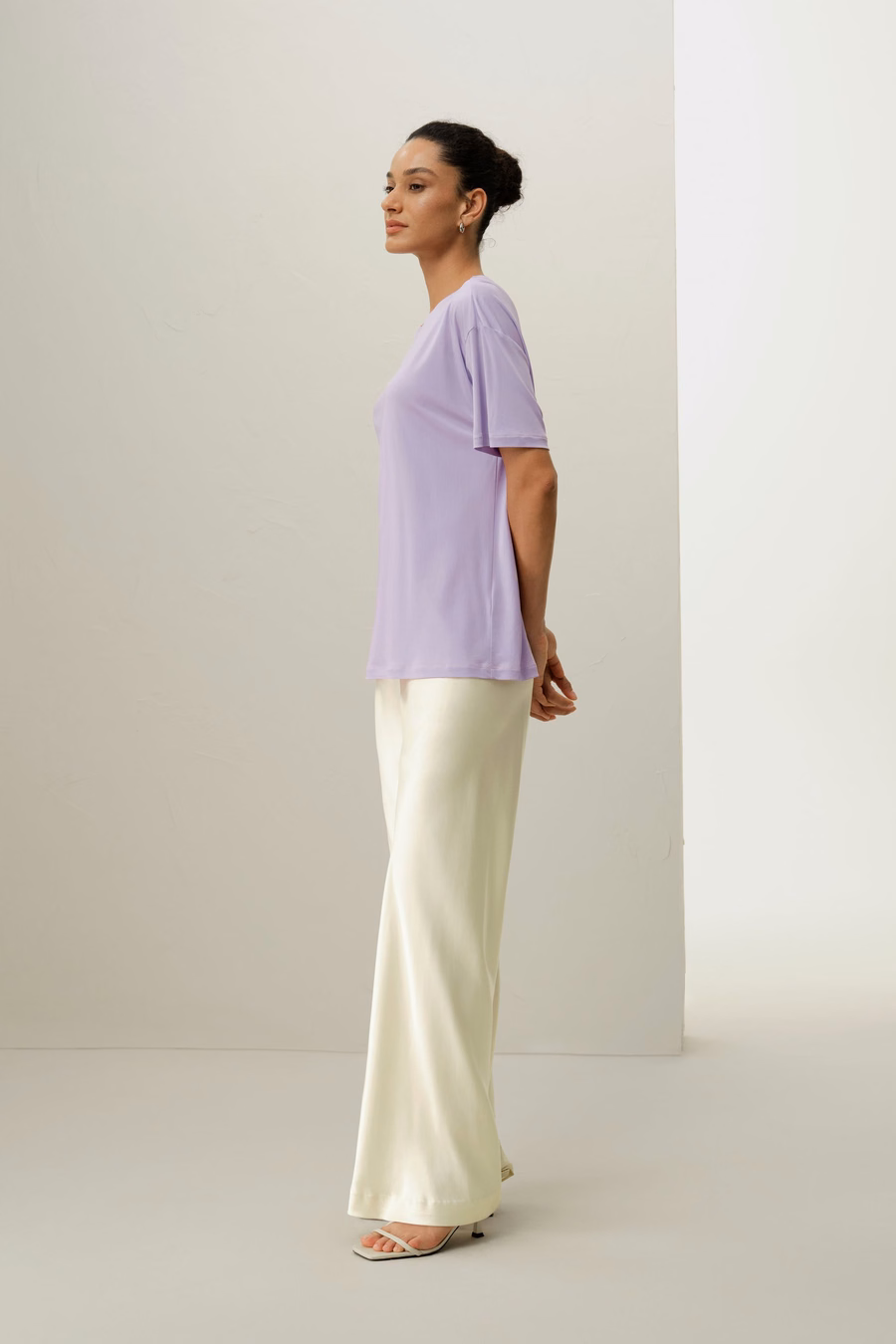 Oversized Silk Jersey Tee