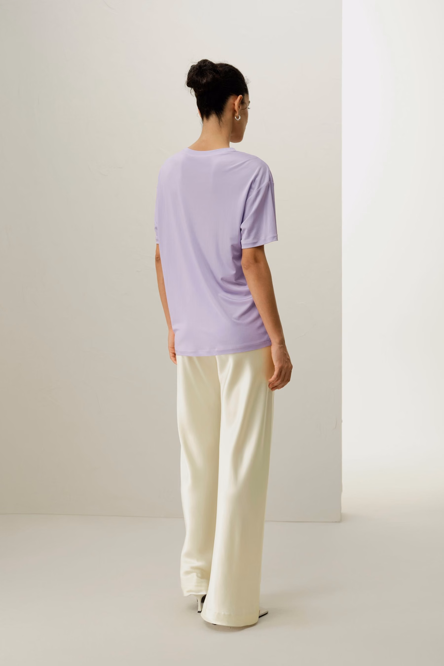 Oversized Silk Jersey Tee