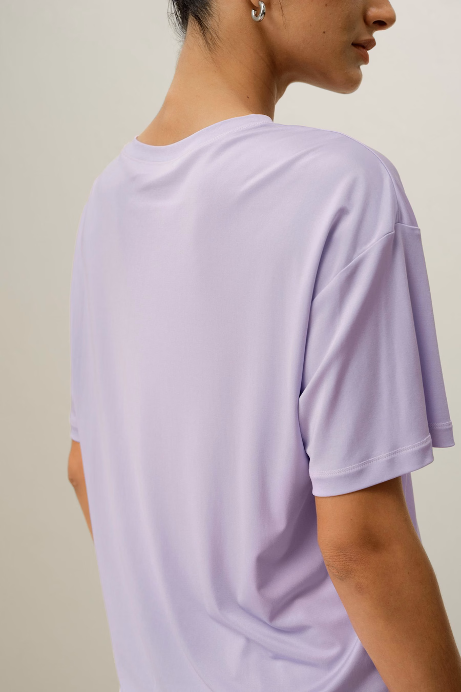 Oversized Silk Jersey Tee