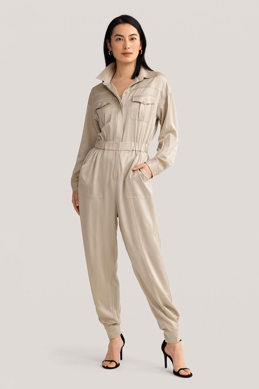 Sandwashed Safari Jumpsuit
