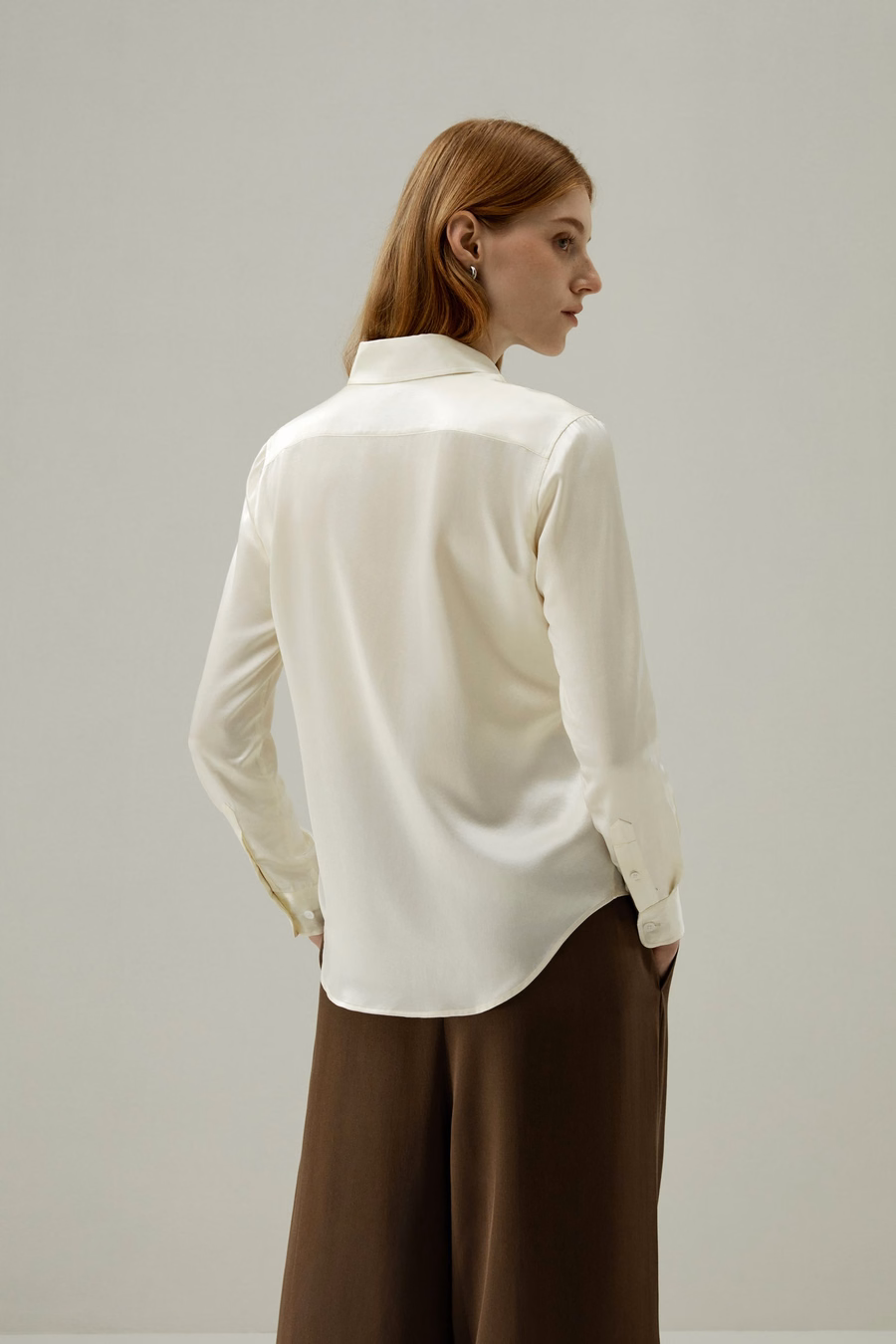 Maßgeschneiderte Seidenbluse