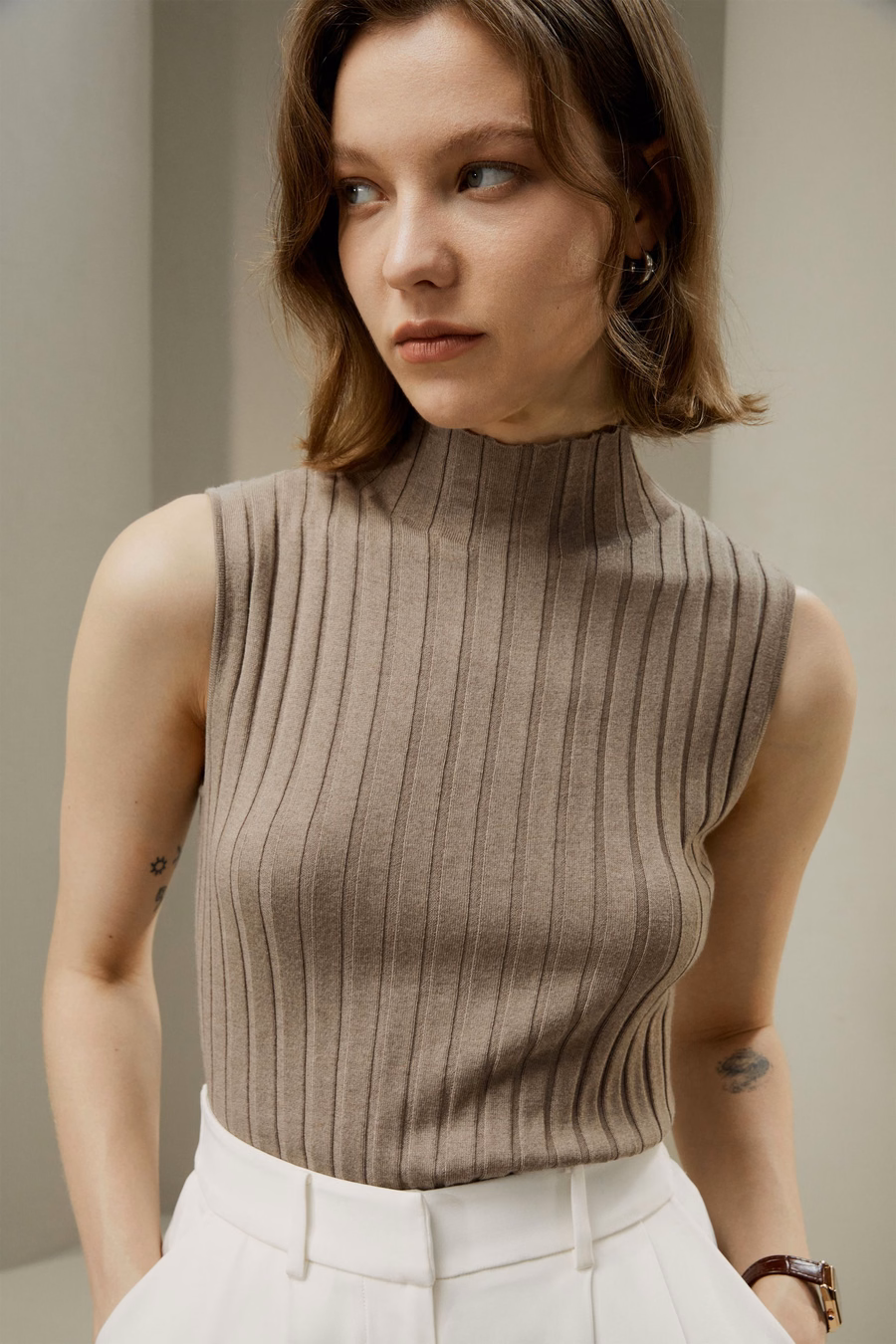Seide-Kaschmir-Mix Stricktop