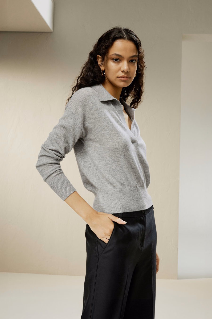 Kaschmir Poloshirt