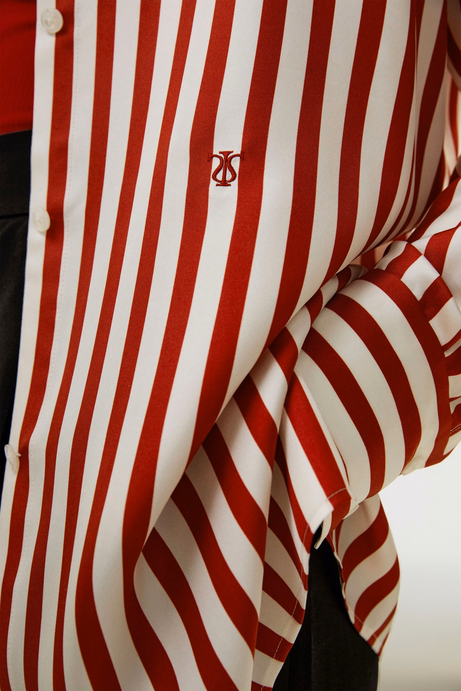 Amalfi Stripe Seidenhemd
