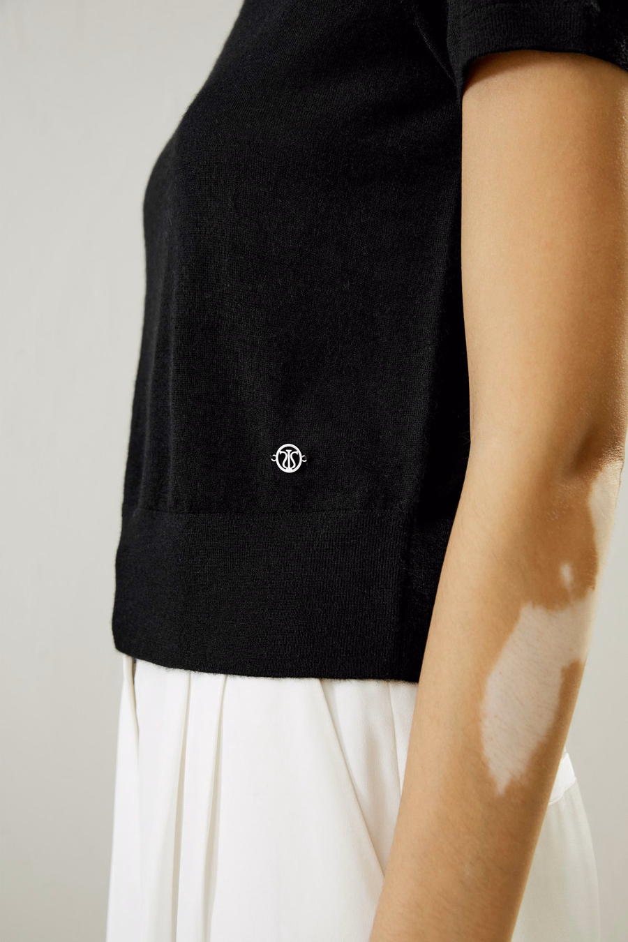 Kaschmir Rundhalsausschnitt Pullover