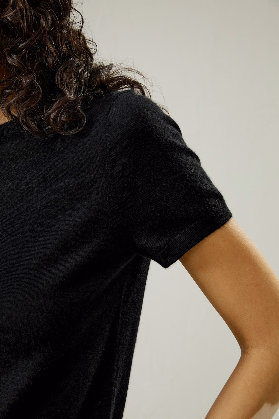 Kaschmir Rundhalsausschnitt Pullover