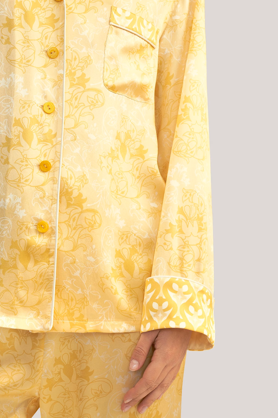 Golden Lily Seiden-Pyjama-Set