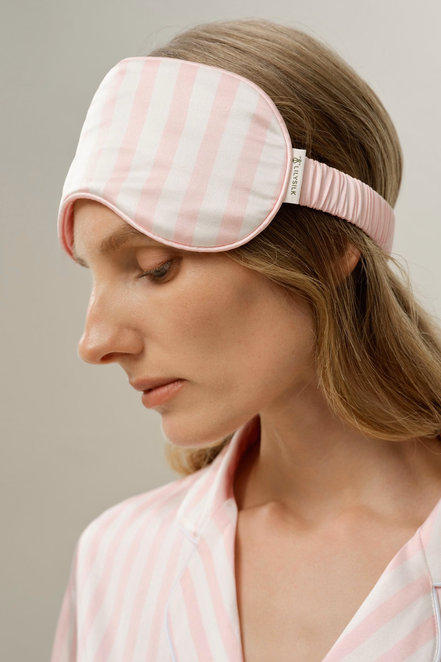 Valentinstags Rosy Stripe Schlafsanctuary Set
